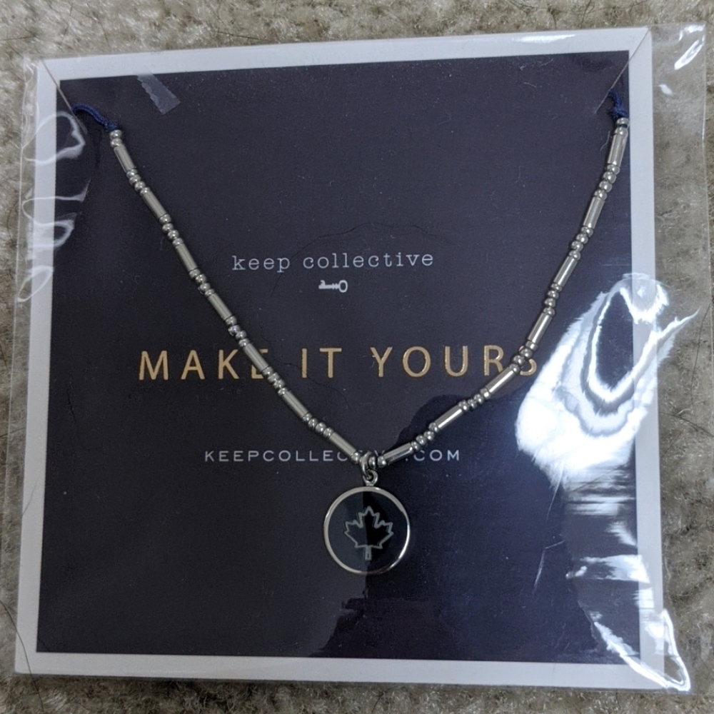 NEW KEEP Collective Blue Enamel Pulley Bracelet